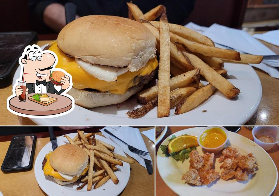 A hand-cut burger and fries served at Mike's Penn Avenue Grille